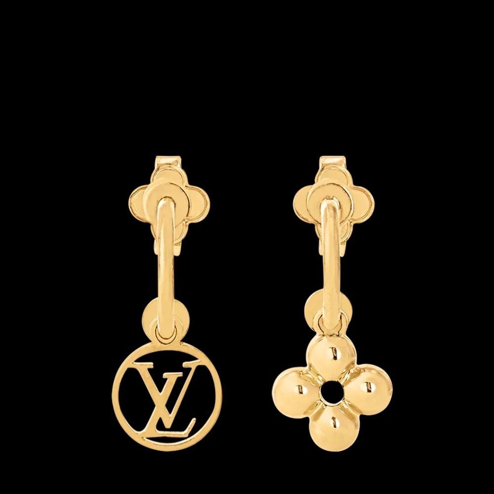 Authentic Louis Vuitton Blooming Earrings PRISTINE CONDITION with Dustbag - Picture 2 of 10